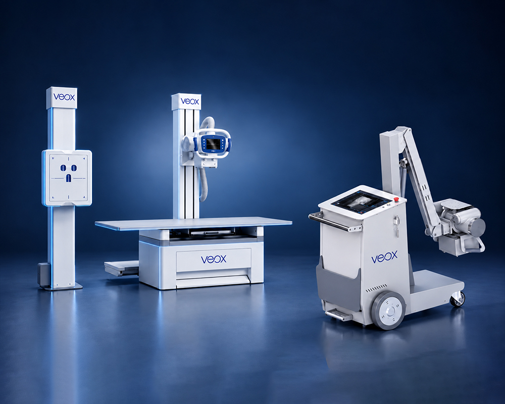 VEOX fixed digital radiography system and a mobile X-ray unit